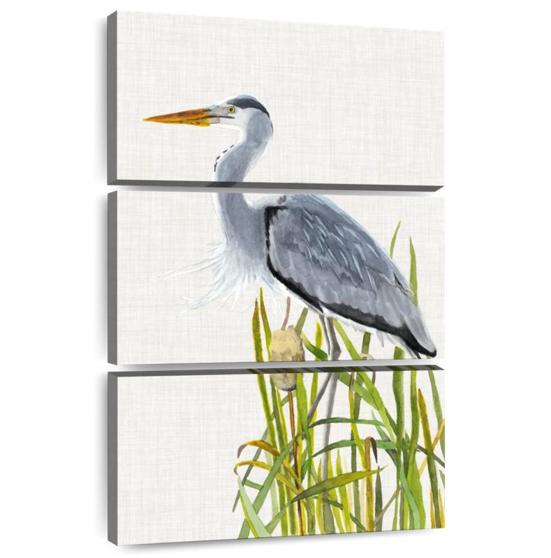 Brampt Waterbirds And Cattails II