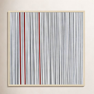 Mostly White Print by Alex Dunn