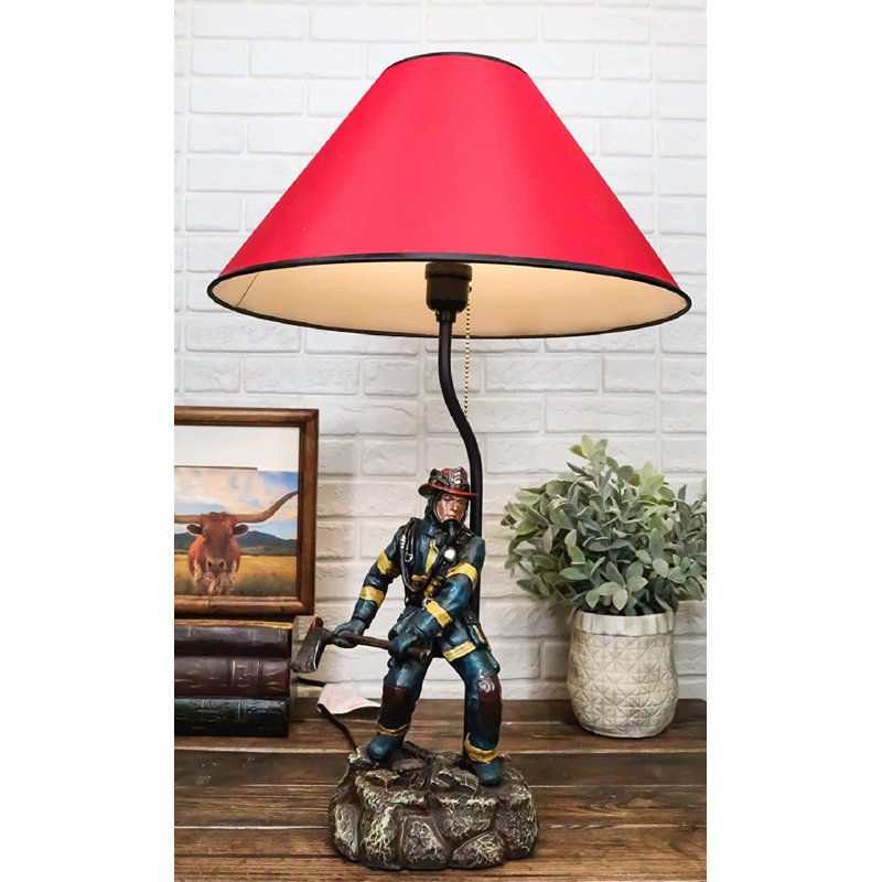 Shad Resin Table Lamp