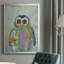 Fantastic Florals Owl, reproduction encadrée de qualité supérieure - prête à être accrochée-88285502-88285506