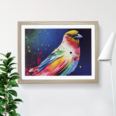 Bird Splash Vol.4 Abstract - Framed Print