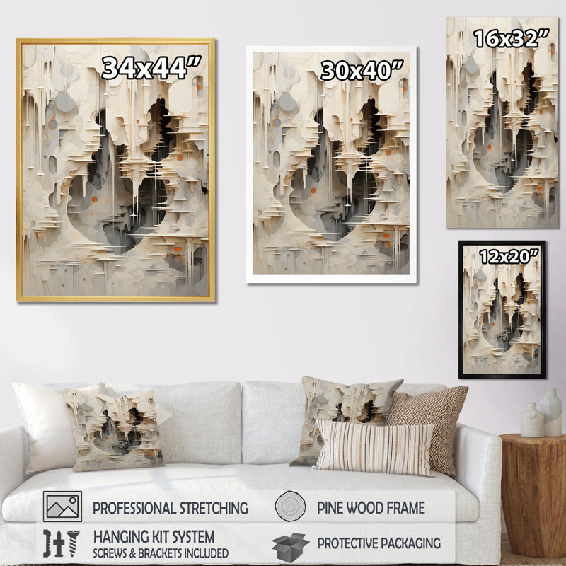 Surréalisme fantaisie, science-fiction sur toile, Toile tendue, H 32 po x l 16 po x P 1 po