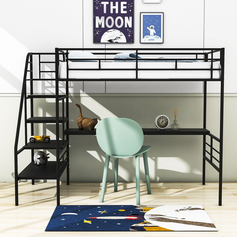 Jianglin Kids Twin Loft Bed