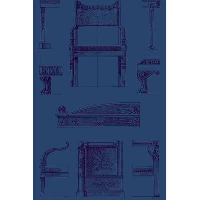 Furniture Blueprint IV by Vision Studio - Graphic Art