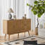 Meuble télé en bois manufacturé de 56,8 po de largeur-1885978747
