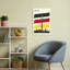Berlin 89 Skyline allemande, impression murale abstraite d'architecture contemporaine-1126952107
