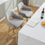 Tabouret de comptoir pivotant en H 26,8 po Wylee-53376726