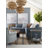 Antibes 9 - Light Rattan Dimmable Geometric Chandelier