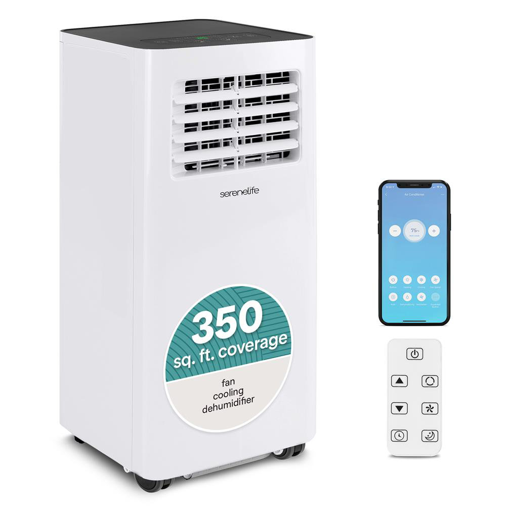 First Home Ac Unit Serenelife Portable Room Air Conditioner – 8,000 BTU Compact Home A/C ...