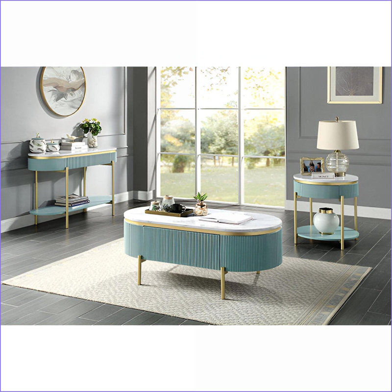 Table basse en chêne clair antique avec base en forme de X & amp; Tablette ouverte pour les espaces de salon