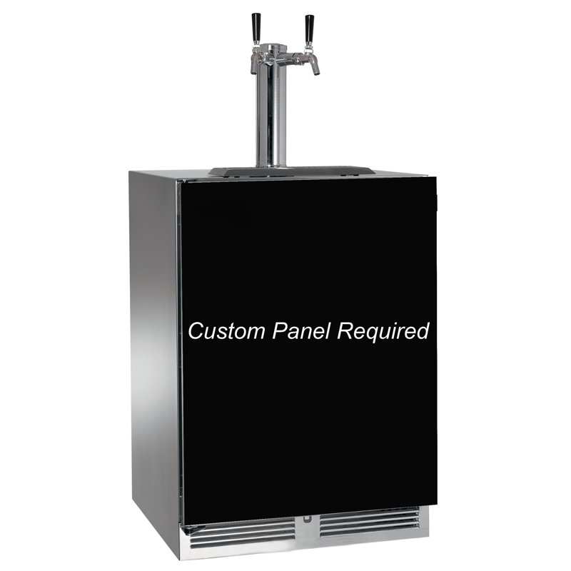 5.2 cu. ft. C-Series Panel Ready Dual Tap Beer Dispenser, Left