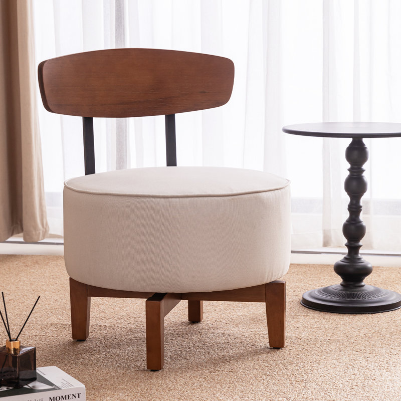 Fauteuil demi-tonneau pivotant