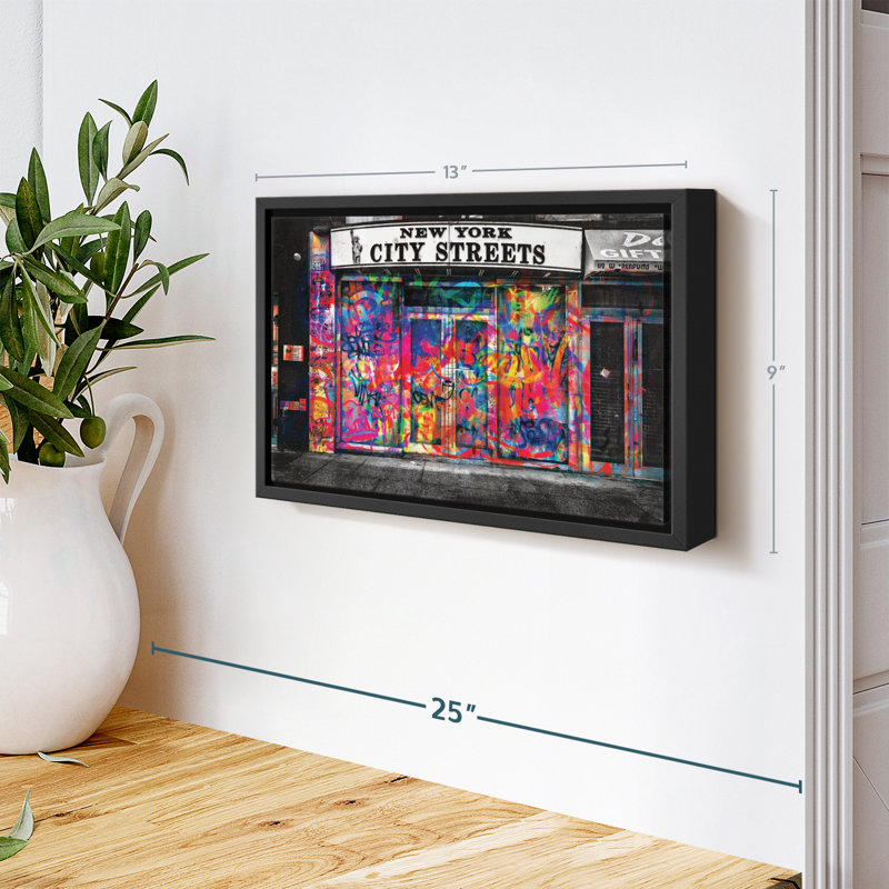 «Colorful NYC Streets», reproduction sur toile, H 9 po x l 13 po