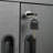Metal Storage Cabinet with Wheels and lockabke doors-1221352017