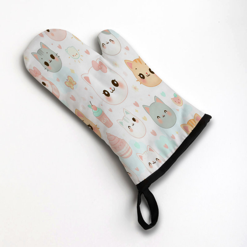 Couvre-oreiller en coton Pastel Paws