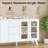 Farmhouse Buffet Cabinet, Coffee Bar With 3 Drawers And Pop-Up Doors, Large Rustic Sideboard For Dining Room, Kitchen, Hallway, And Living Room-2033937127