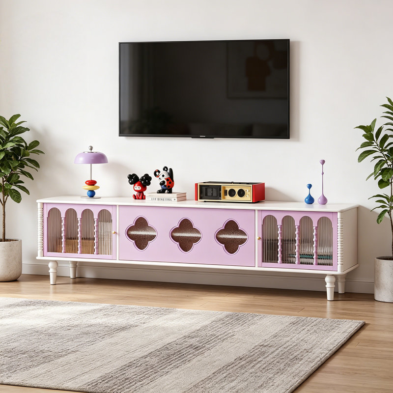 Meuble télé Creative Minimalist, H 22,44 po x L 94,49 po x l 15,75 po