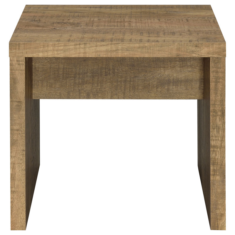 Yaviel Sophisticated Style - Papastamelos Square Engineered Wood End Table Mango