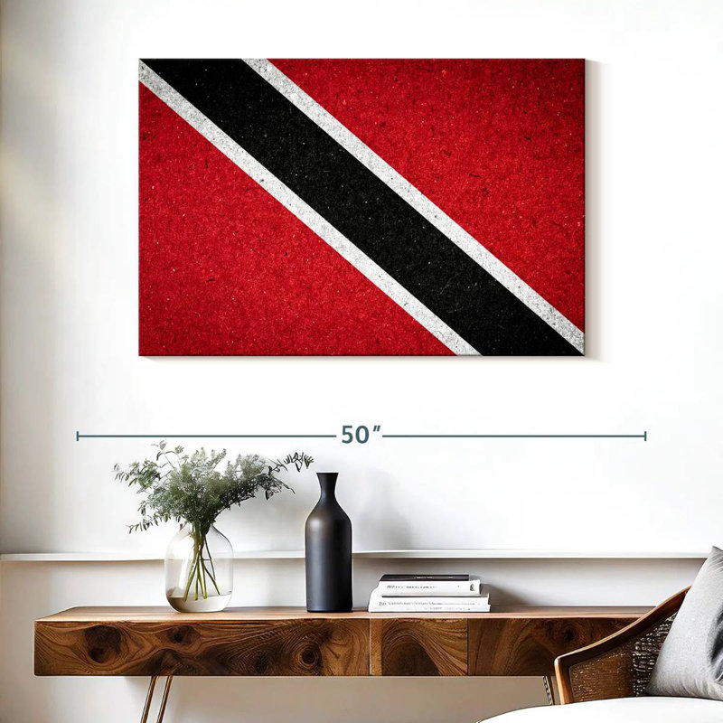 Borges Trinidad And Tobago National Flag, 26" H x 39" W