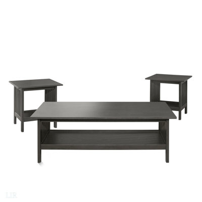 Ensemble de tables basses et de tables de bout de style classique 3 pièces