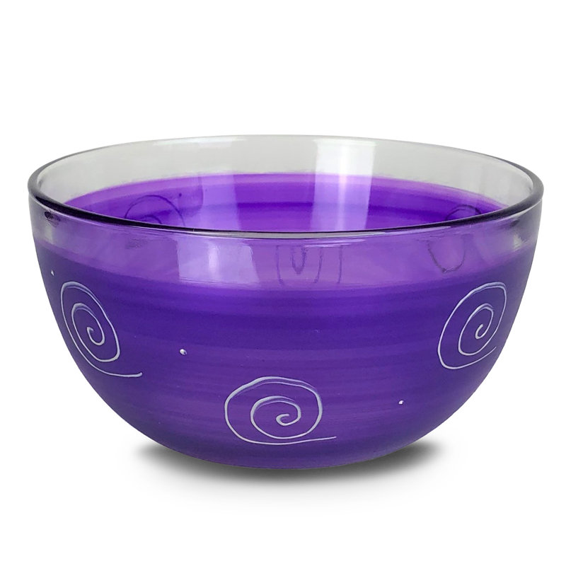 Bol péruvien Splendor Byrl 6 po, H 3 po x l 6 po, Mauve