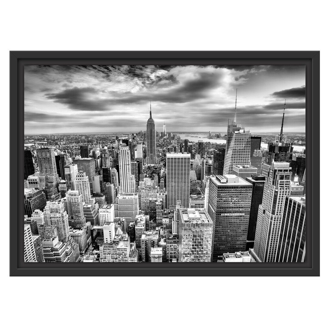 Gerahmtes Wandbild Skyline von New York