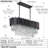 Black Modern Crystal Chandelier