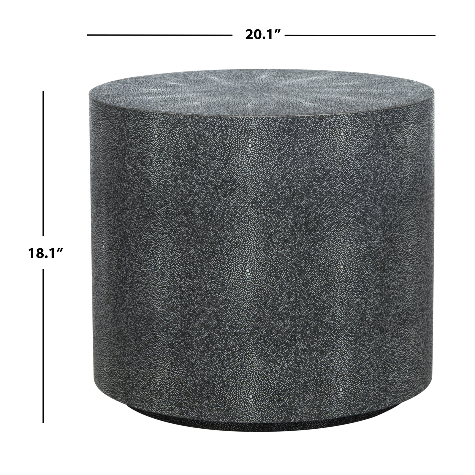Medici End Table, Black
