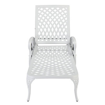 Dashani Outdoor Metal Chaise Lounge by Charlton Home
