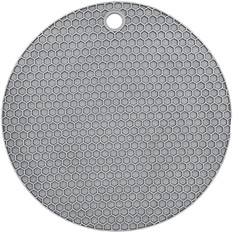 Tapis de table en silicone 4 pièces, Gris