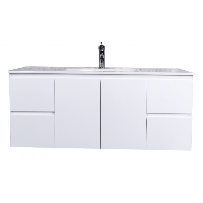 Ensemble de meuble-lavabo simple mural 47 "Florence