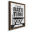«Bath Time», art textuel sur toile-453051477-453051478