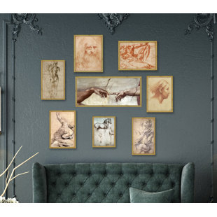 Da Vinci Drawing - Painting on Wood