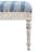 Aaryahi Coastal Carved Seashell 36” Upholstered Bench-1000199347