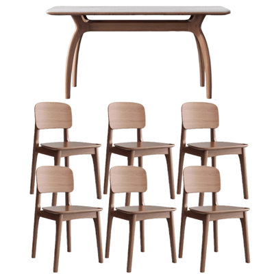 Modern Simple Durable Rock Slab Dining Table