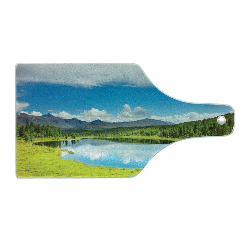 Planche à découper en verre trempé Ambesonne