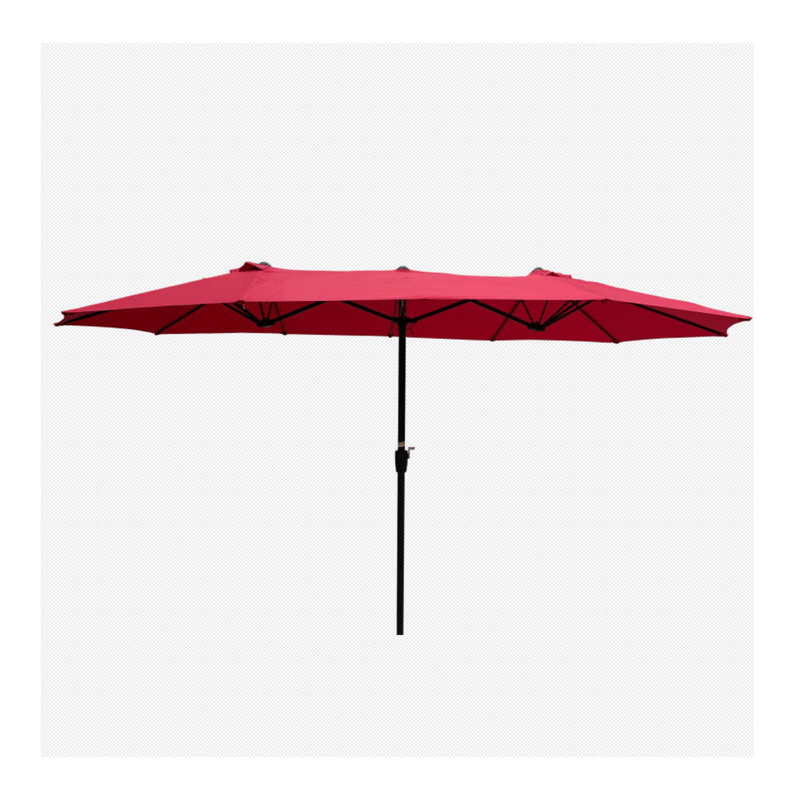 Table de jardin à deux niveaux, Rouge