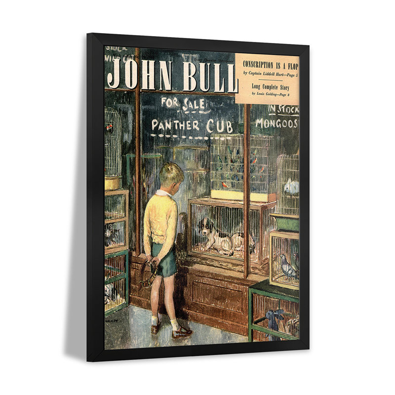 1948, couverture de magazine John Bull, affiches encadrées de qualité supérieure