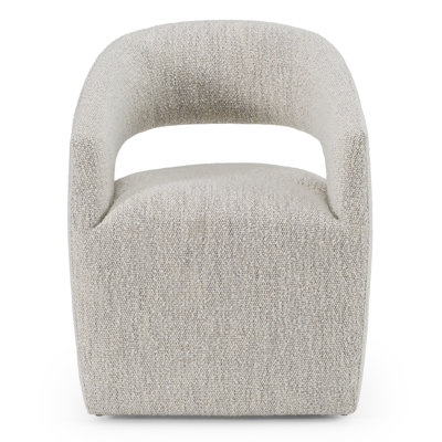Alaijah Upholstered Swivel Armchair
