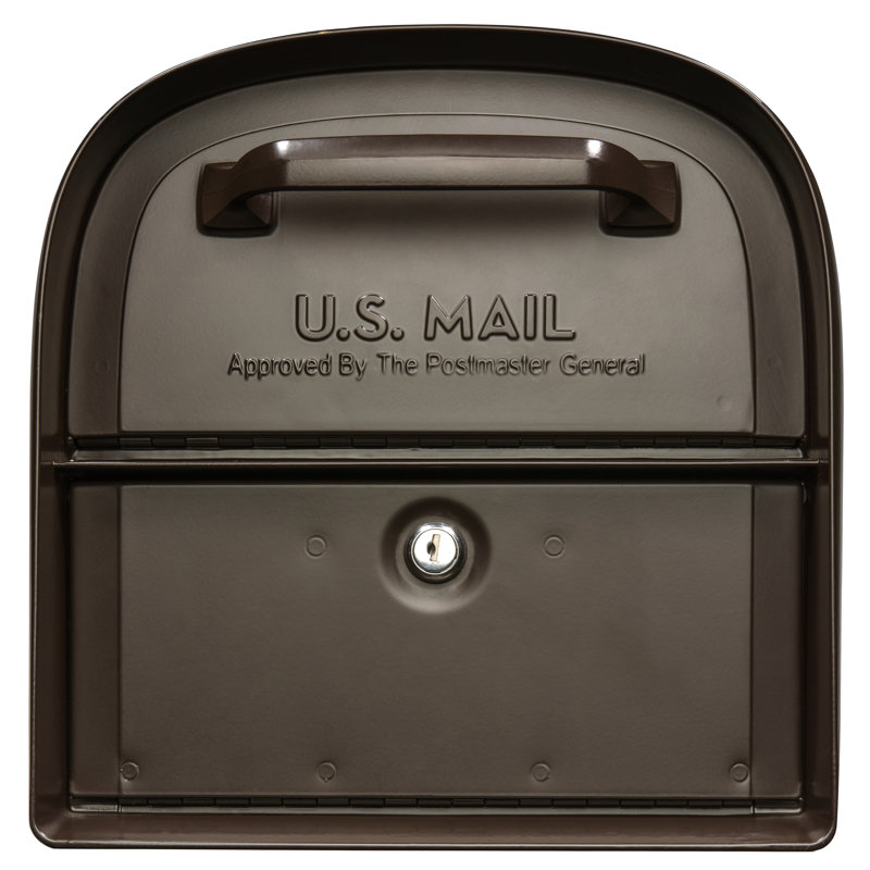 Oasis 360 Locking Post Mounted Mailbox, Rubbed Bronze