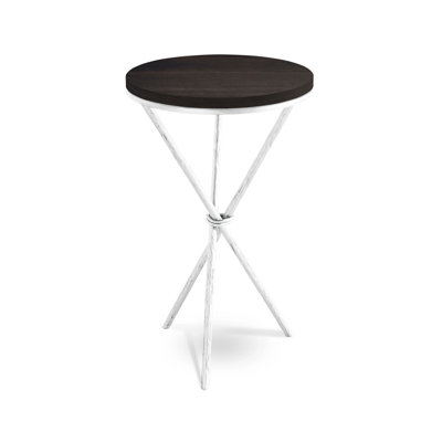 Alicia Solid Wood Top End Table
