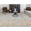 Wool Oriental Area Rug in Ivory