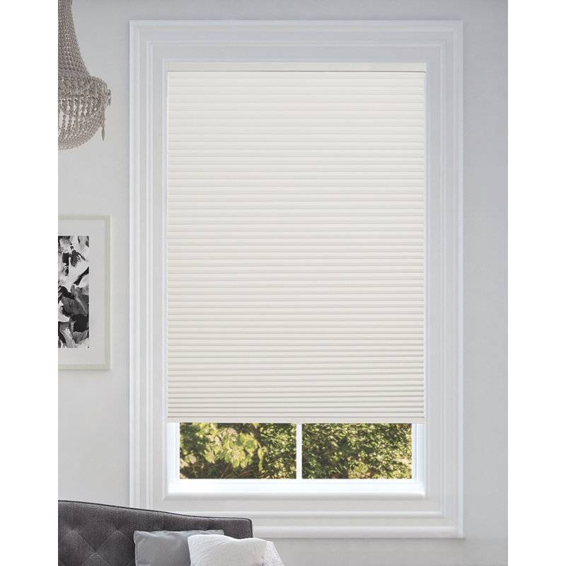 Store occultant sans cordon, Colombe blanche, L 26,5 po x L 72 po