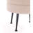 Upholstered Accent Ottoman | Solid Wood Base In Wheat | Gift Idea-360159652-360159658