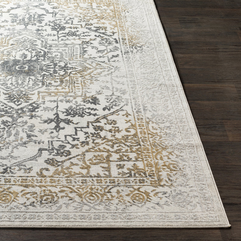 Schreffler Oriental Indoor Rug, Rectangle 2'7" x 5'