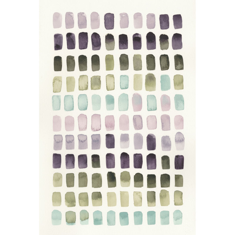 Serene Color Swatches II - Wrapped Canvas Print, 76cm H x 51cm W