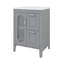 Meuble-lavabo 24 po avec lavabo, armoire en bois massif avec porte en verre et 2 tiroirs-1740306822