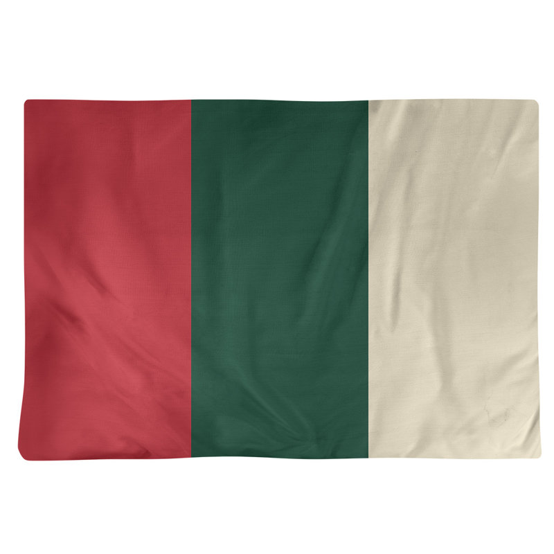 Récapitulatif 14" hockey Minnesota, Rouge Iron Range / vert forêt / blé du Minnesota, Sergé de coton