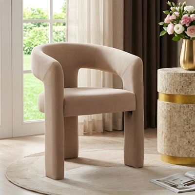 Chaise avec accoudoirs en fer Dalpat