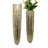 Ranura Lg Grooved Gold Vase-591045578